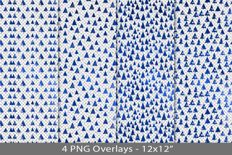 Blue foil seamless pattern overlay, PNG