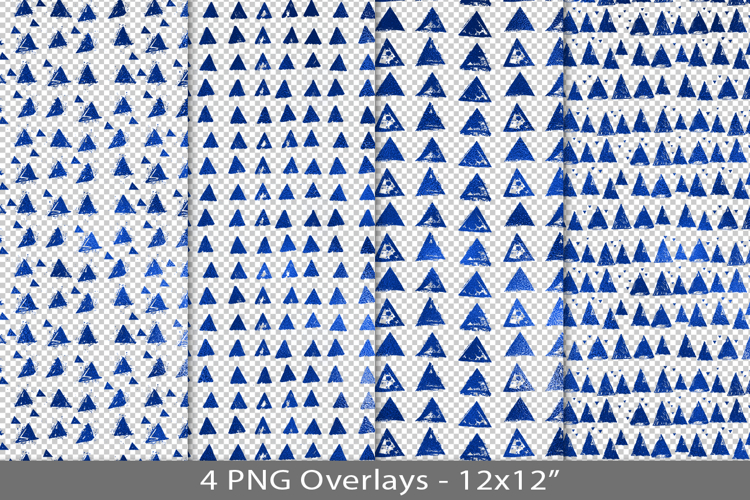 Blue foil seamless pattern overlay, PNG