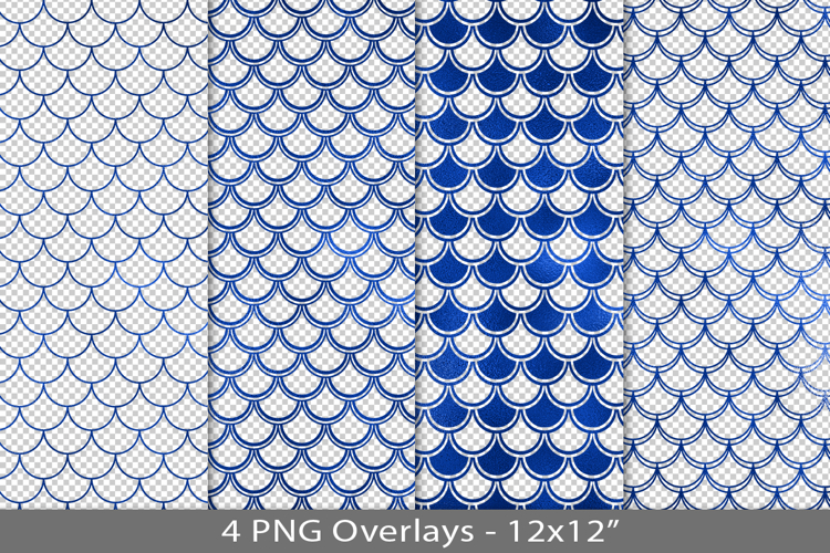 Blue foil seamless pattern overlay, PNG