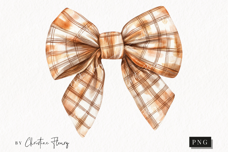Cozy Fall Bow PNG