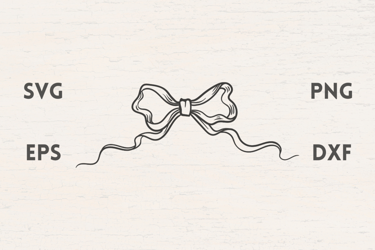 Vintage Bow SVG