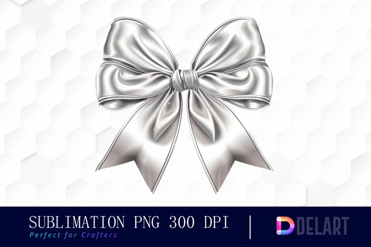 Bow and Silver Bow Illustration Clipart example image 1