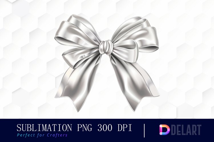 Bow and Silver Bow Illustration Clipart example image 1