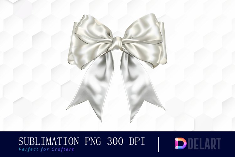 Bow and Silver Bow Sublimation PNG Clipart