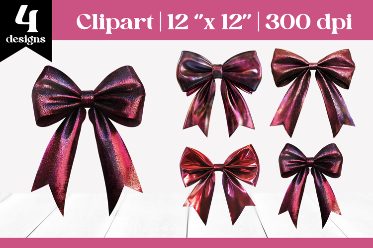 Red Bow Clipart Image 5
