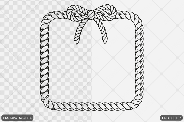 Bow Frame SVG PNG