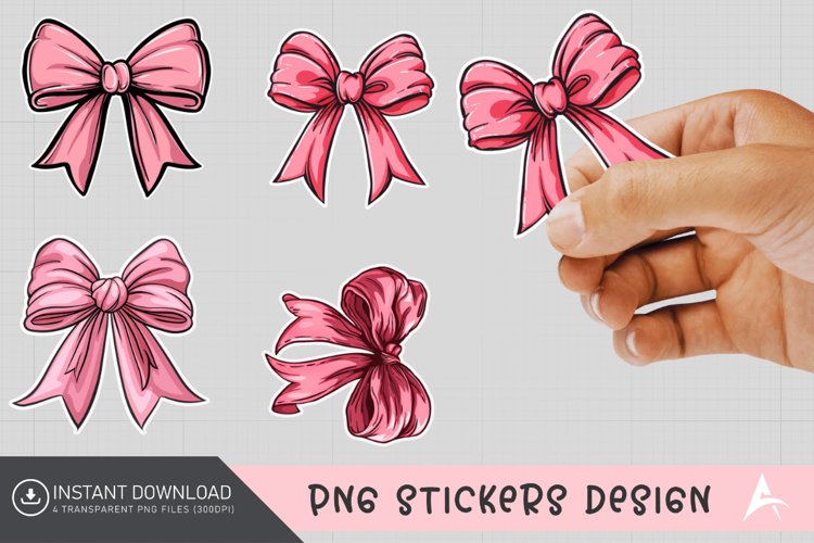Bow Sticker Clipart
