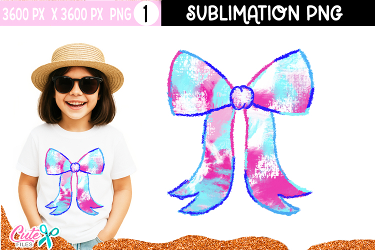 Bow Sublimation Design