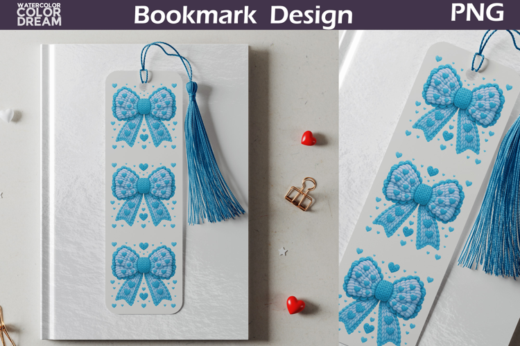 Valentine Bow Bookmarks | Love Heart Bookmark