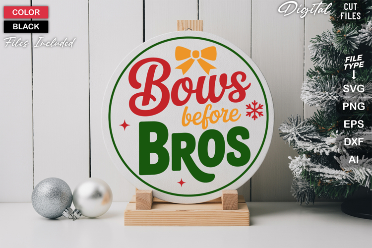 Round Christmas Svg Image 21