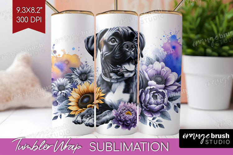 Boxer Dog Clipart Image 24