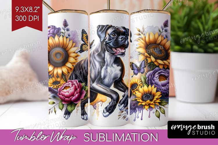 Boxer Dog Clipart Image 24