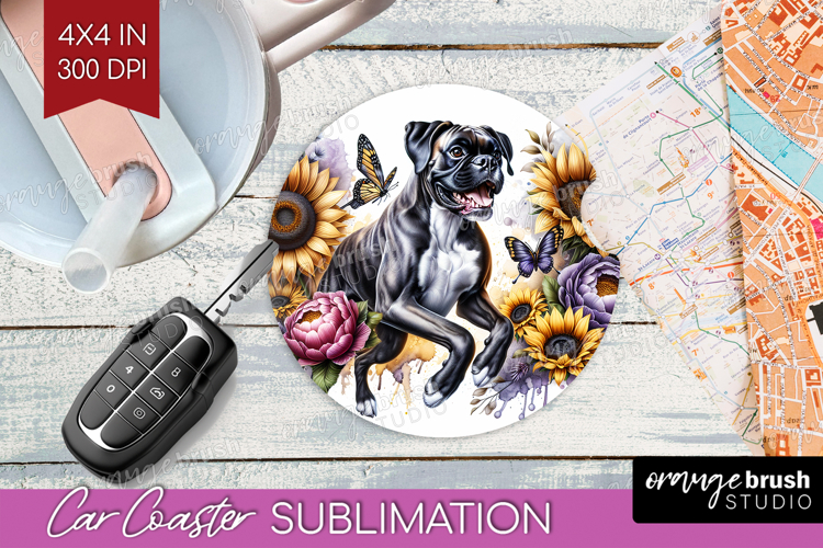 Boxer Dog Clipart Image 19