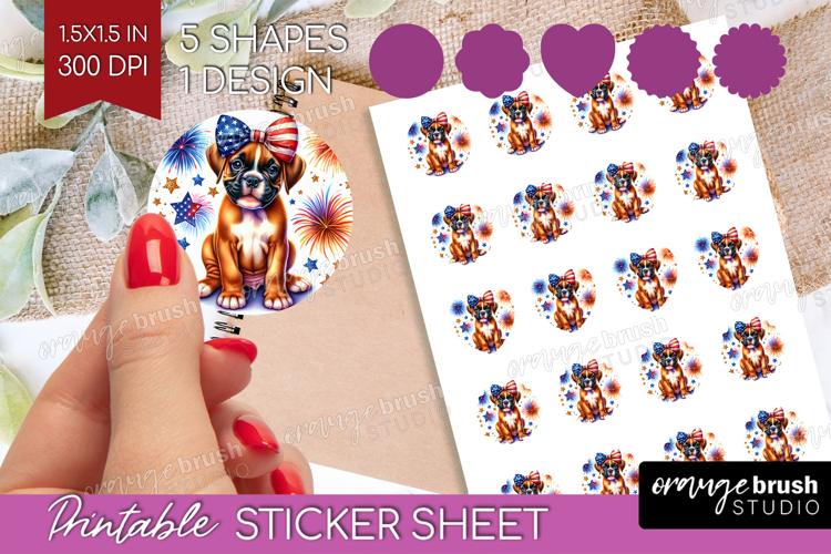 Boxer Dog Clipart Image 8