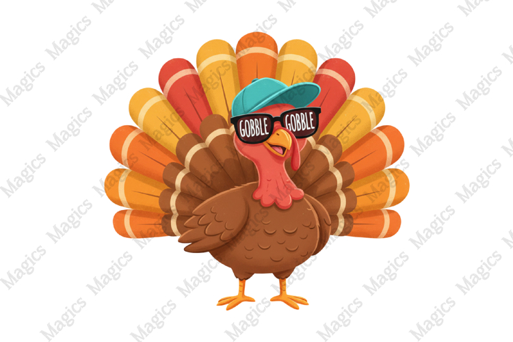 Boy Thanksgiving Turkey PNG