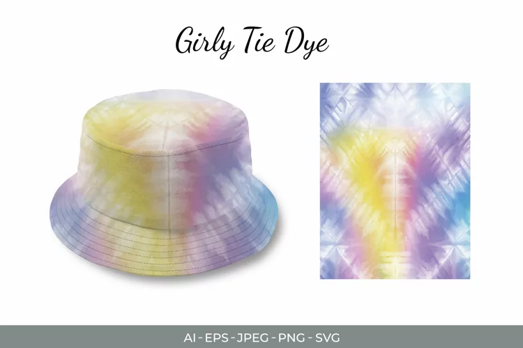 Girly Tie Dye Watercolor Background