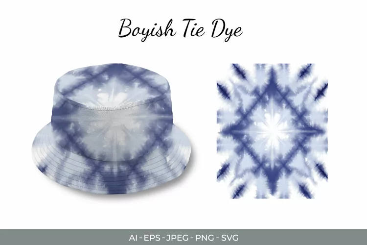 Boyish Tie Dye Painted Watercolor Background