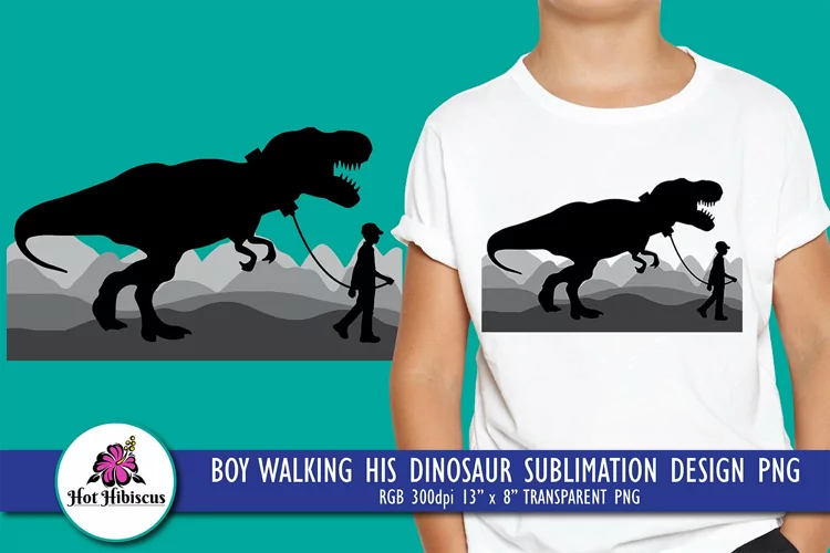 Dinosaur Sublimation | T rex Dinosaur Sublimation