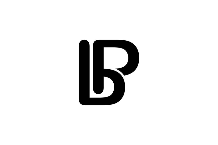 BP letter logo design. BP
