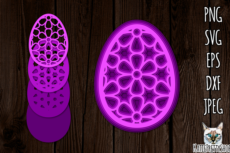 3d Easter Egg Svg Image 14