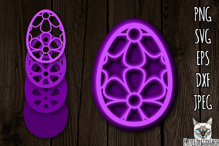 3d Easter Egg Svg Image 12