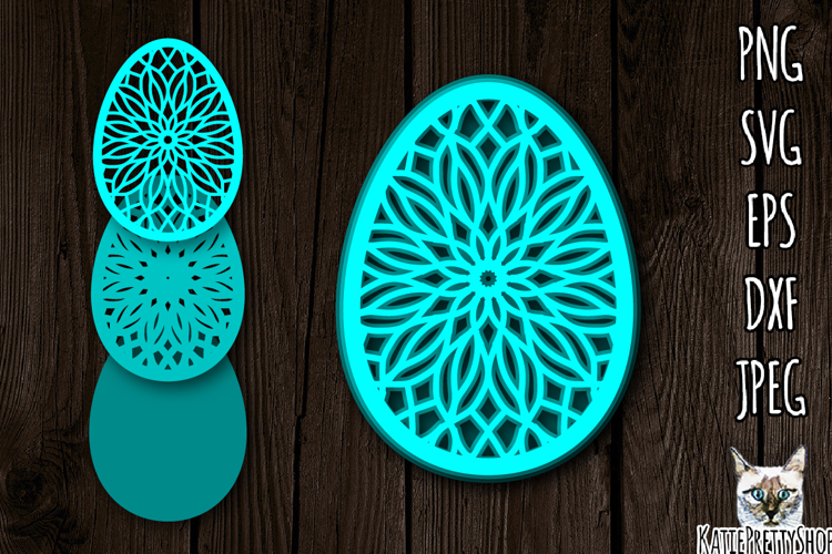 3d Easter Egg Svg Image 8