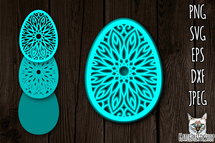 3d Easter Egg Svg Image 7
