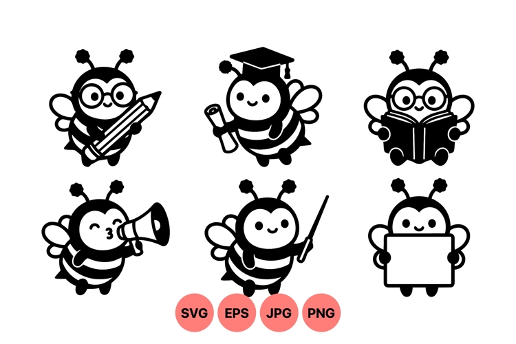 Bee Clipart Image 6