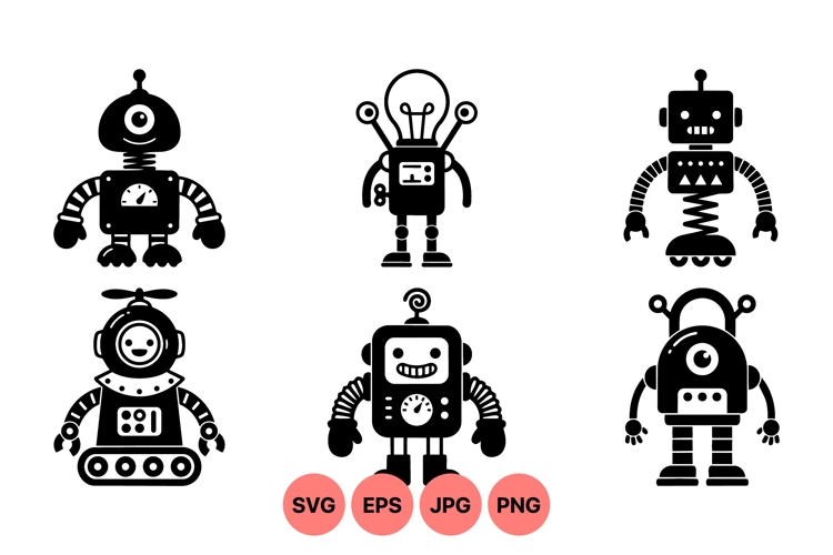 Robot Vector Image 20
