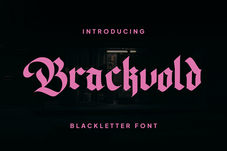Brackvold - Blackletter Font