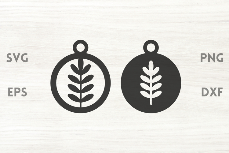 Branches Tree Ornaments SVG