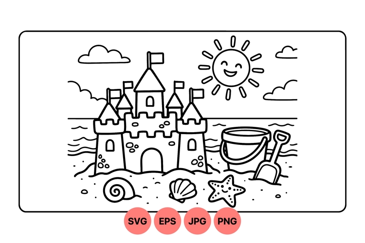  Summer Beach Clipart Image 4