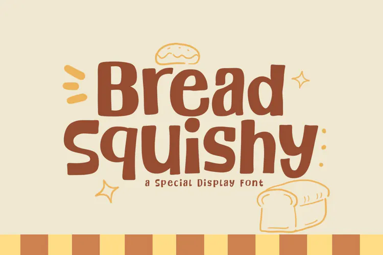 Bread Squishy - A Fun & Cozy Font