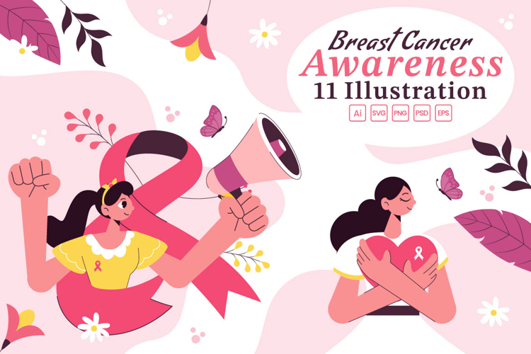 11 Breast Cancer Awareness Month Illustration