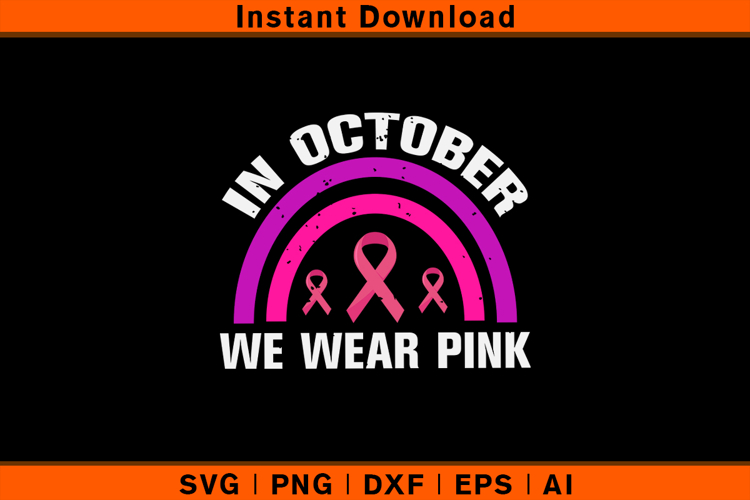 Pink Ribbon Svg Image 24