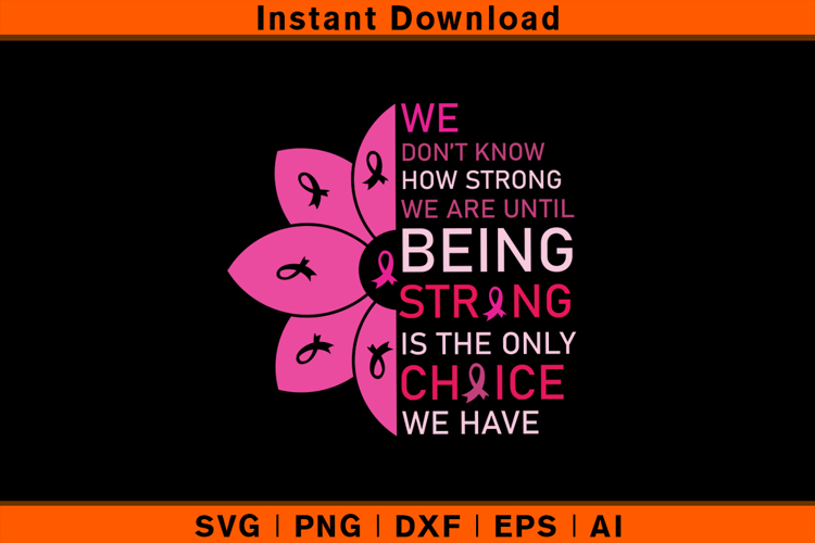 Pink Ribbon Svg Image 14