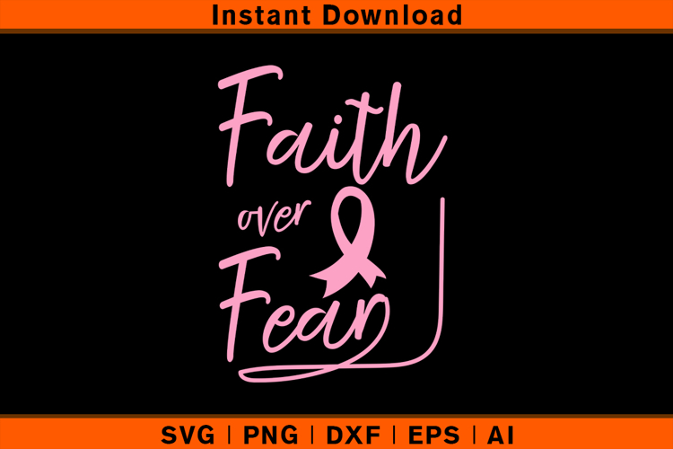 Pink Ribbon Svg Image 12