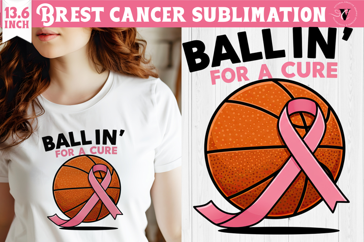 Breast cancer sublimation | Pink ribbon | Awareness Clipart