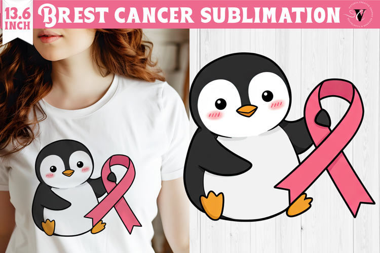 Breast cancer sublimation | Pink ribbon | Awareness Clipart