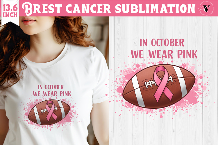 Breast cancer sublimation | Pink ribbon | Awareness Clipart