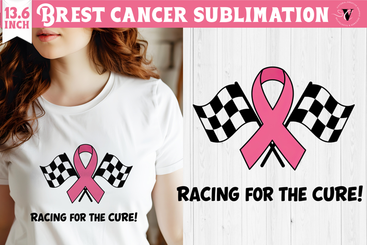 Breast cancer sublimation | Pink ribbon | Awareness Clipart