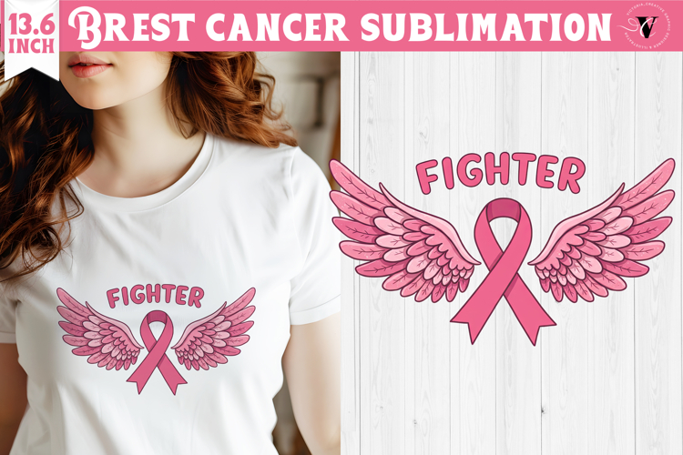 Breast cancer sublimation | Pink ribbon | Awareness Clipart