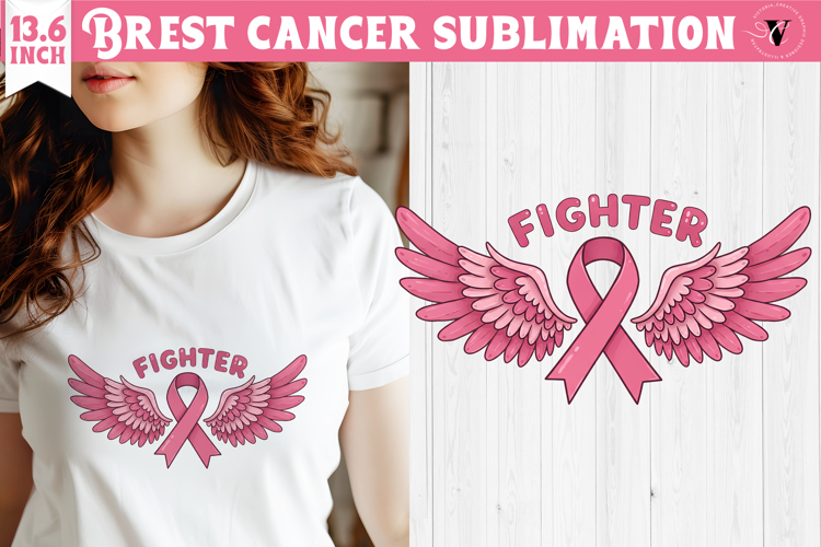 Breast cancer sublimation | Pink ribbon | Awareness Clipart