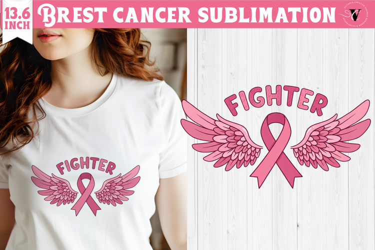 Breast cancer sublimation | Pink ribbon | Awareness Clipart