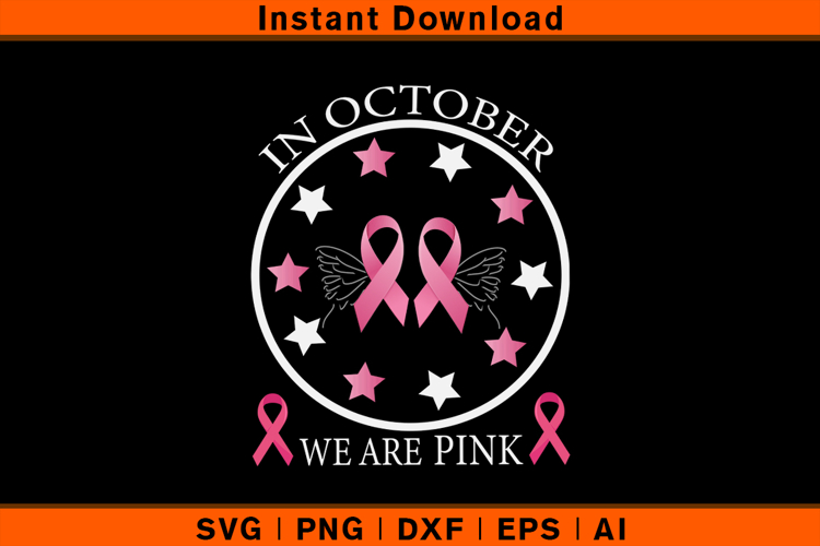 Pink Ribbon Svg Image 21