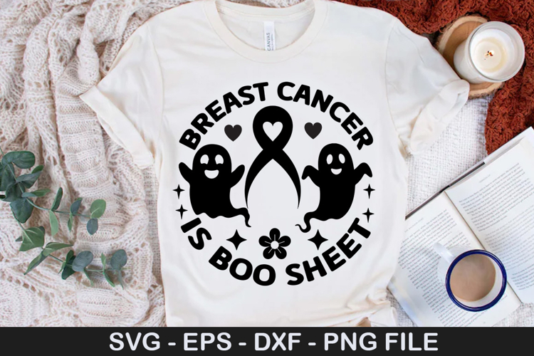 Breast Cancer is Boo Sheet SVG - Breast Cancer Design