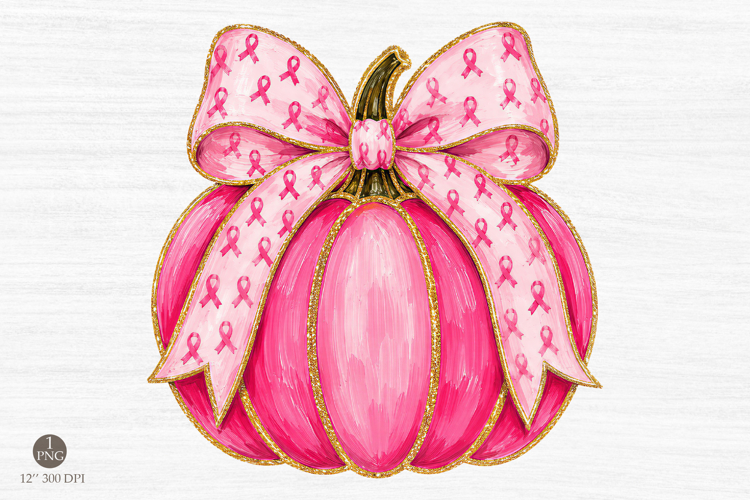 Breast Cancer Pumpkin Png, Breast Cancer Png