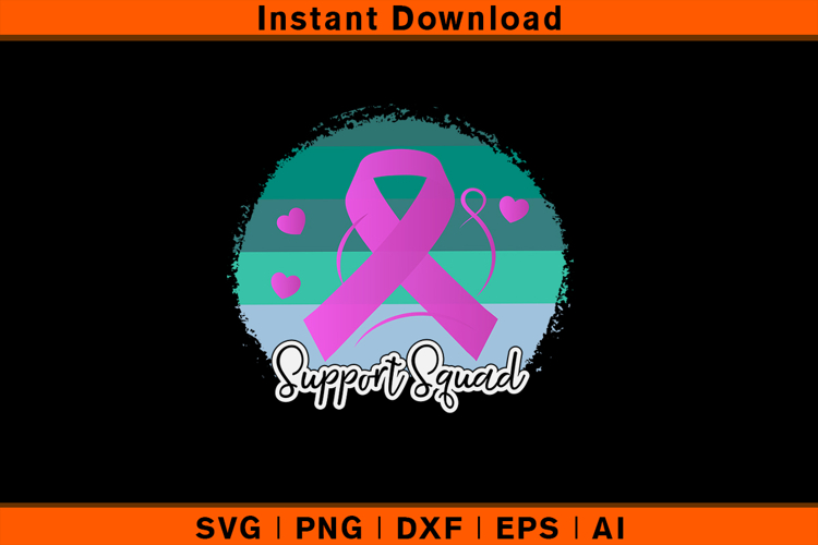 Pink Ribbon Svg Image 6