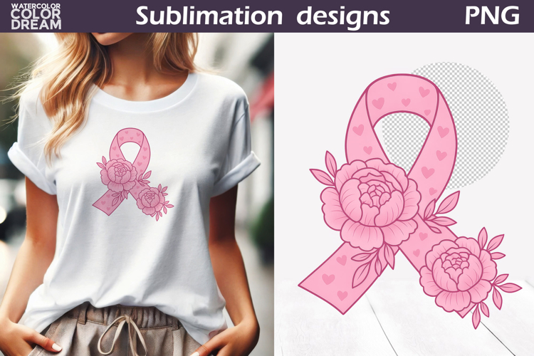 Pink Ribbon Clipart  Image 3