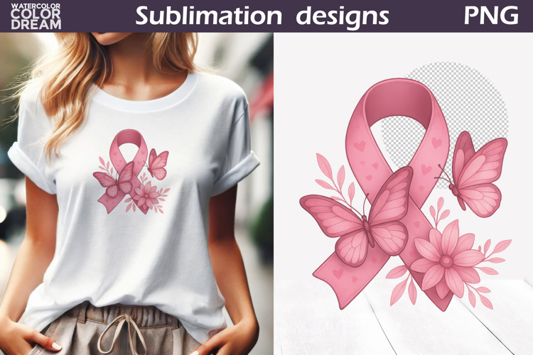 Pink Ribbon Clipart  Image 2